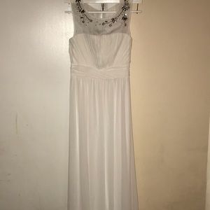 White long dress